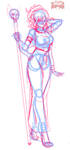 Hekate | Magical Majesty (Sketch) | [TM] by TheUnlimitedFortress