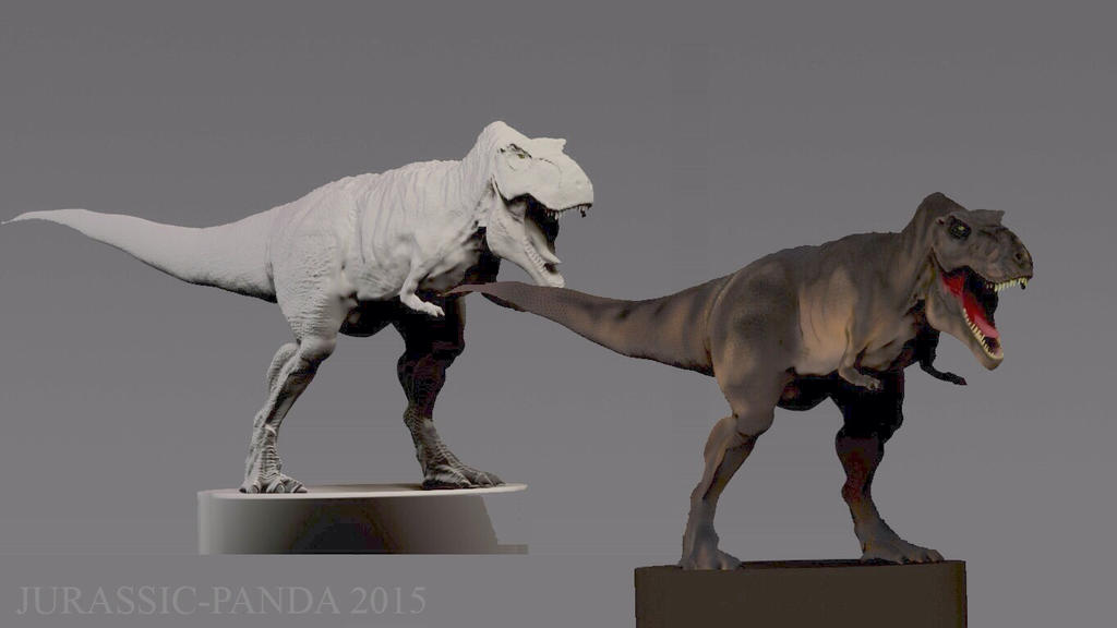 3D jurassic park tyrannosaur Rexy by Jurassic-Panda on DeviantArt