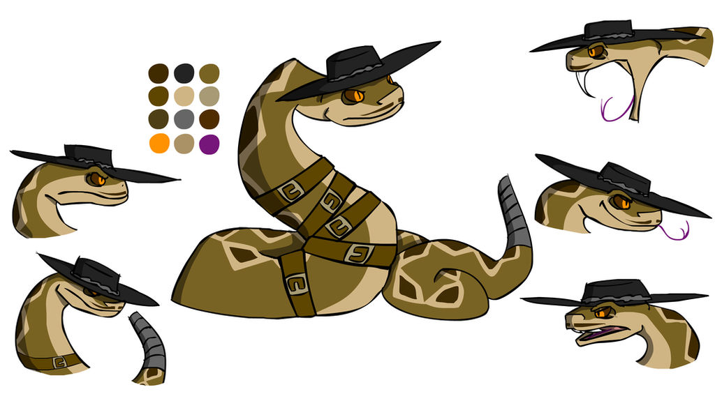 Rattlesnake Jake cartoon design ready by Moviedraws on DeviantArt