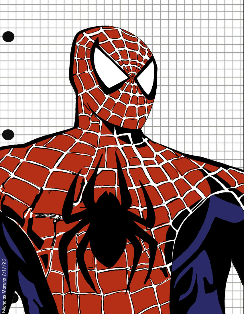 2002 Spider-Man illustration remake by nicholasnrm123 on DeviantArt