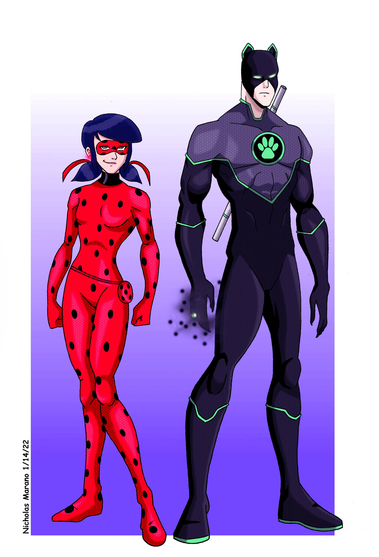 Miraculous: LadyBug and Shadow Claw 2022! by nicholasnrm123 on DeviantArt