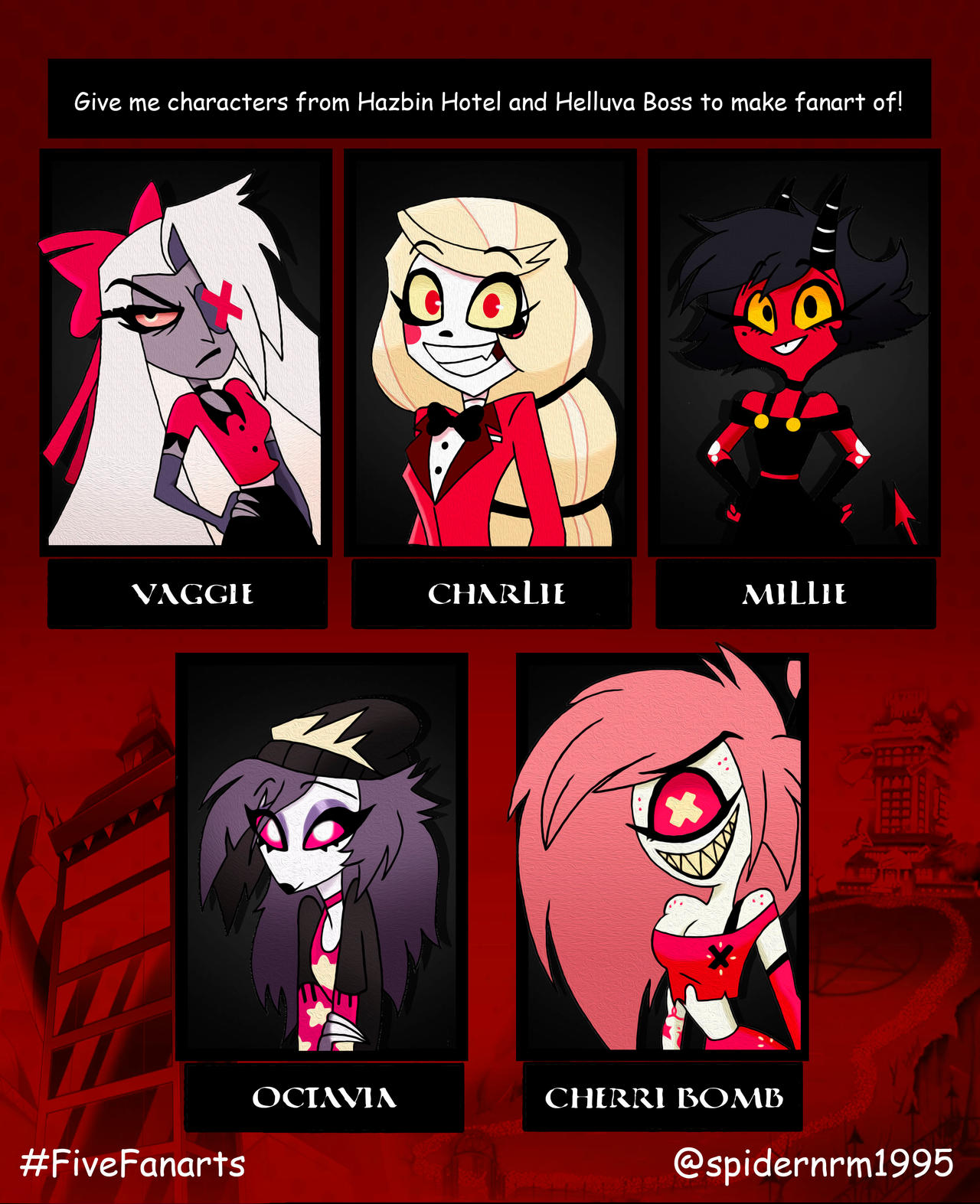 Hazbin Hotel and Helluva Boss Female Characters! by nicholasnrm123 on ...