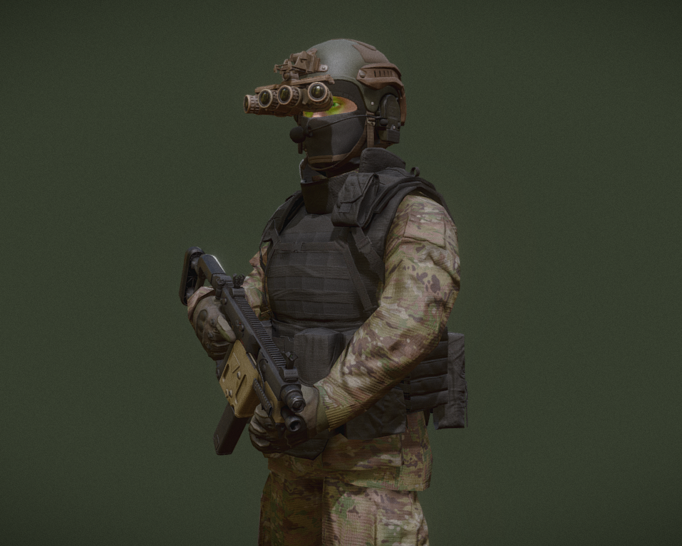 Operater Rigged Model SWAT Operator Rigged Free 3D Models by brahim26 on DeviantArt