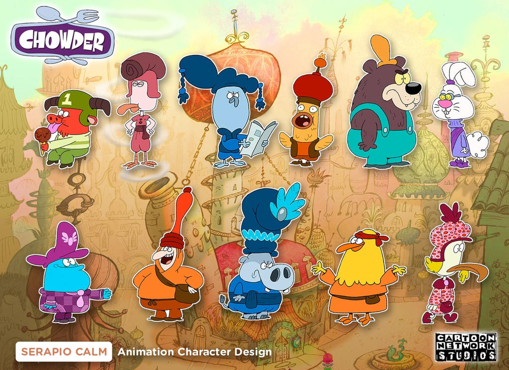 Chowder Police Chowder Marzipan Citizens by Serapio on DeviantArt