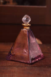 Amethyst Glass Bottle