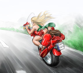 Speeding girls