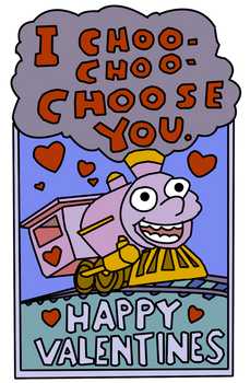 I Choo Choo Choose You Card