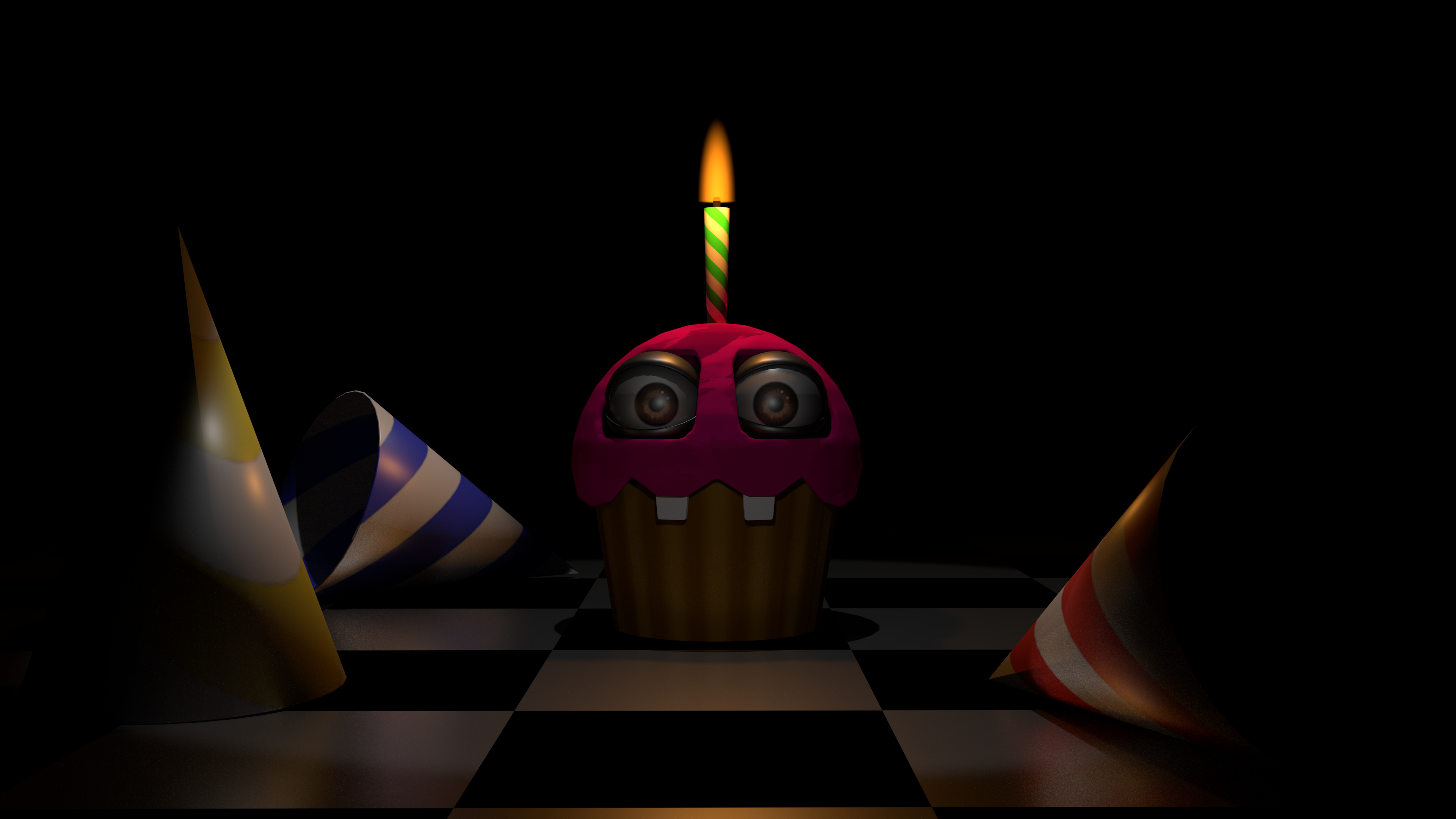 Fnaf Cupcake (4K Render) by magicartist3000 on DeviantArt