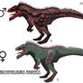 Acrocanthosaurus pair