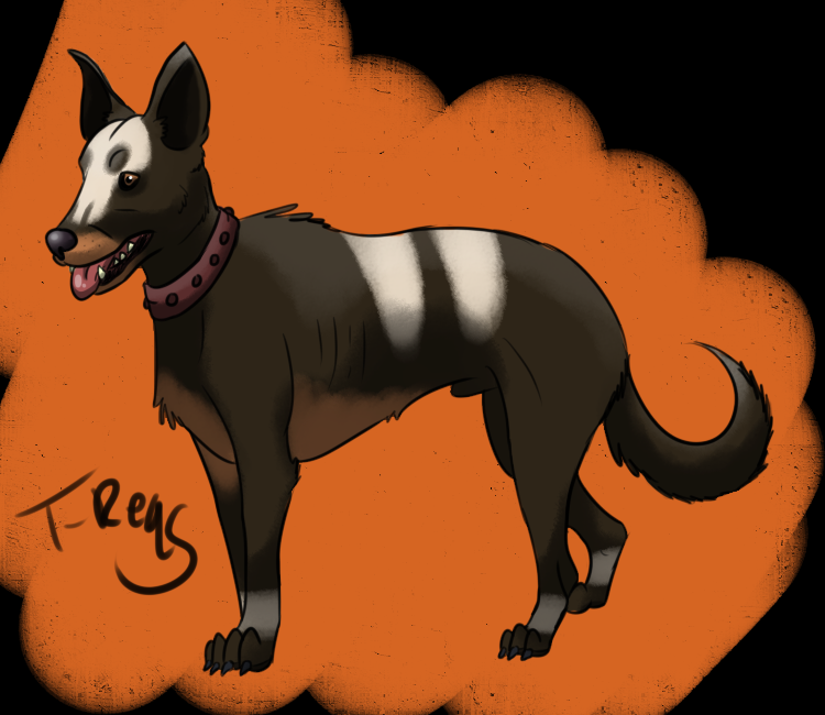 Houndour- German Shepherd/Labrador Inspired