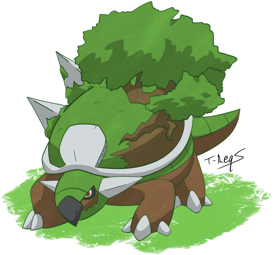 Torterra Rework Torterra by T-Reqs on DeviantArt