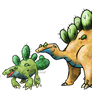 Cactus Stegosaurus Fakemon