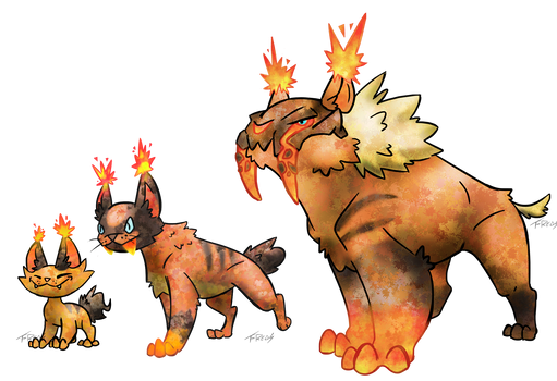 Molten Tiger Fakemon