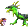 Corrosive Goanna Fakemon