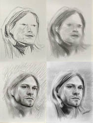 KURT COBAIN | PORTRAIT DRAWING CHARCOAL