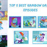 My Top 5 Favorite Rainbow Dash Episodes