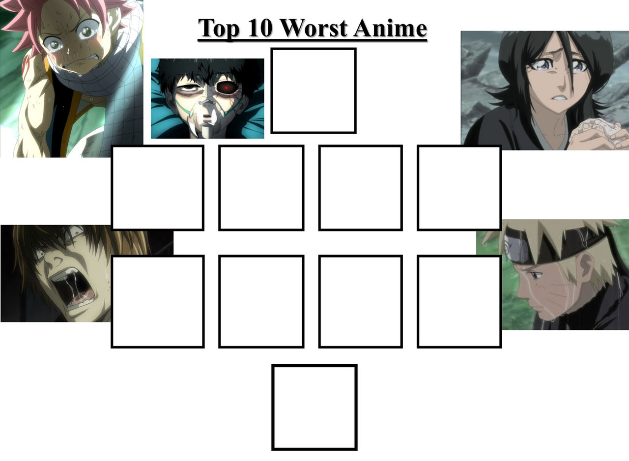 Top 10 Worst Anime Meme by rainbine94 on DeviantArt