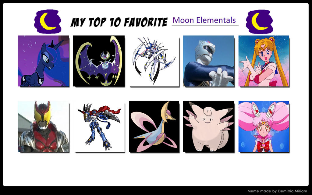 Meta Moon Character Top 10 Favorite Moon Users by rainbine94 on DeviantArt