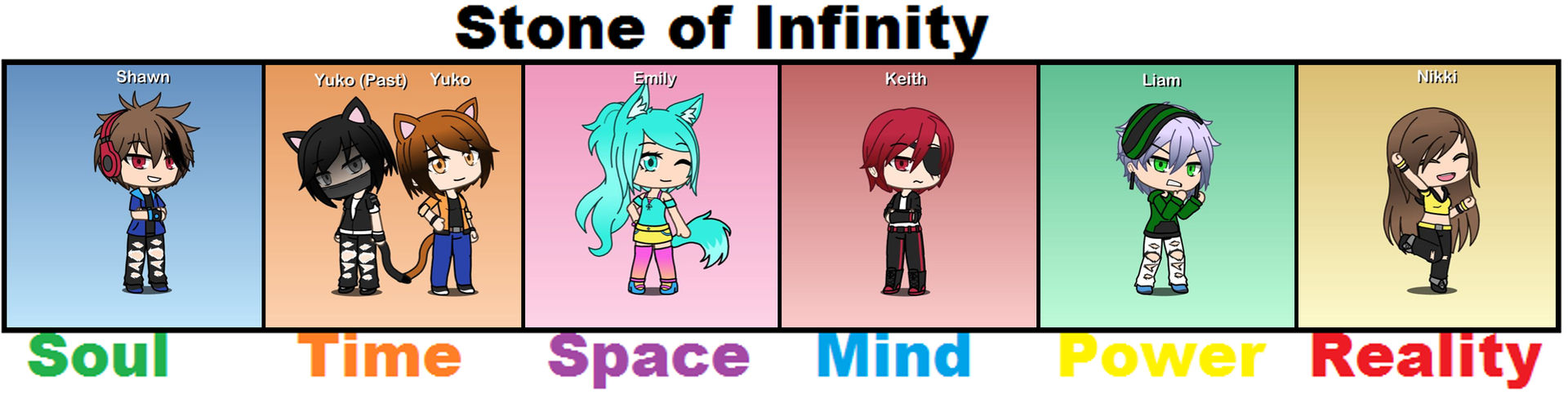 Owner Infinitus Rocks Infinity Stones Owners (ft. My OCs) by rainbine94 on DeviantArt