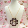 Chocolate Cookie Deco Necklace