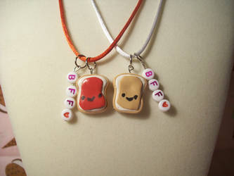 Peanut Butter Jelly Necklaces