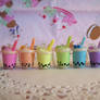 Bubble Tea Charm Necklaces