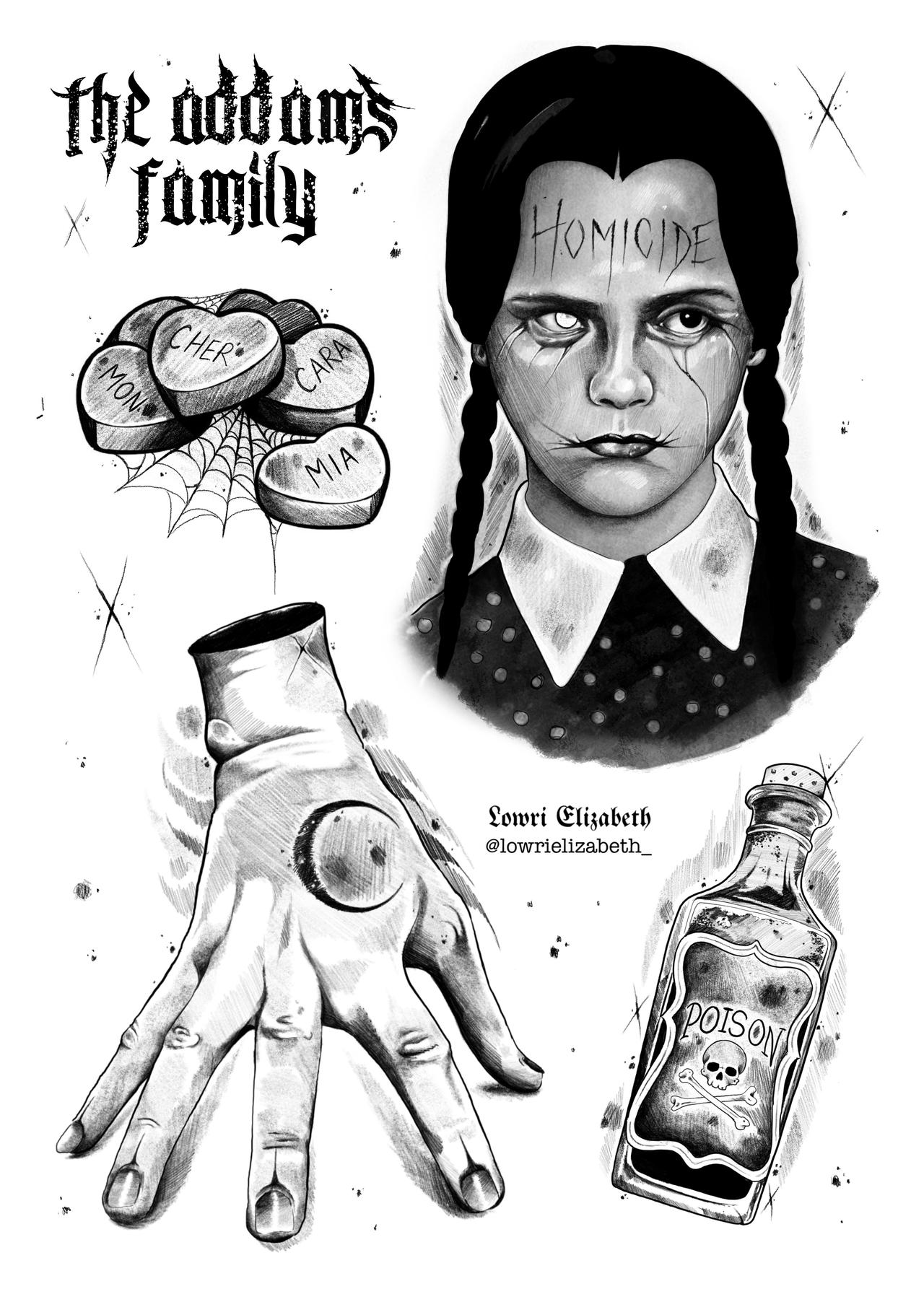 Addams Family flash by LowriElizabethRogers on DeviantArt