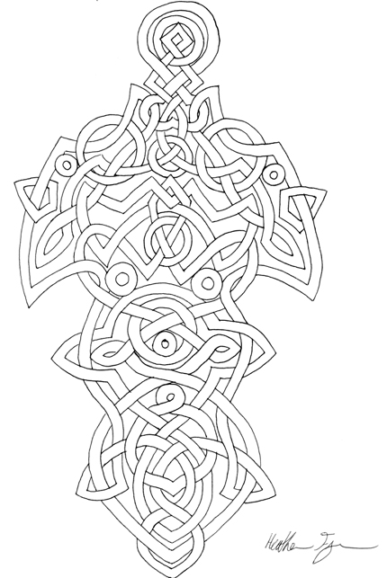 Celtic Knotwork Dagger