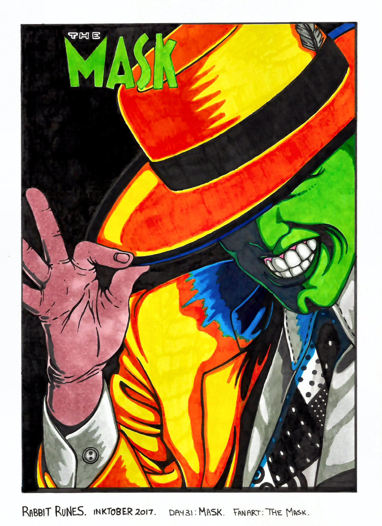 Sam Mask Modifications Sam, Day 31, Mask, FanArt, The Mask by RabbitRunes on DeviantArt