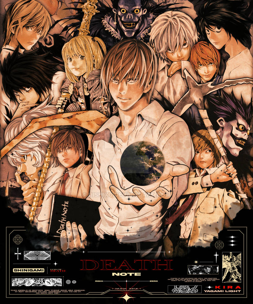 Death Note Poster by Rishix0 on DeviantArt