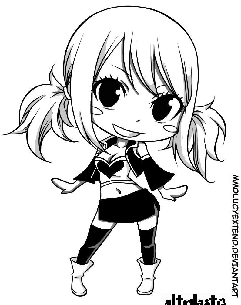 Chibi Lucy by altrilast13 on DeviantArt
