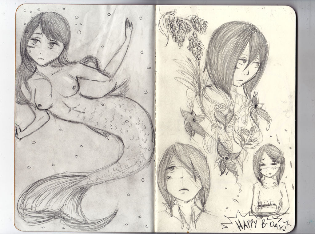 Mikasa B-day Sketches