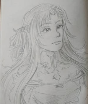 Random Sketch #11: Asuna