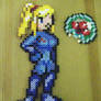 Samus Aran and Metroid