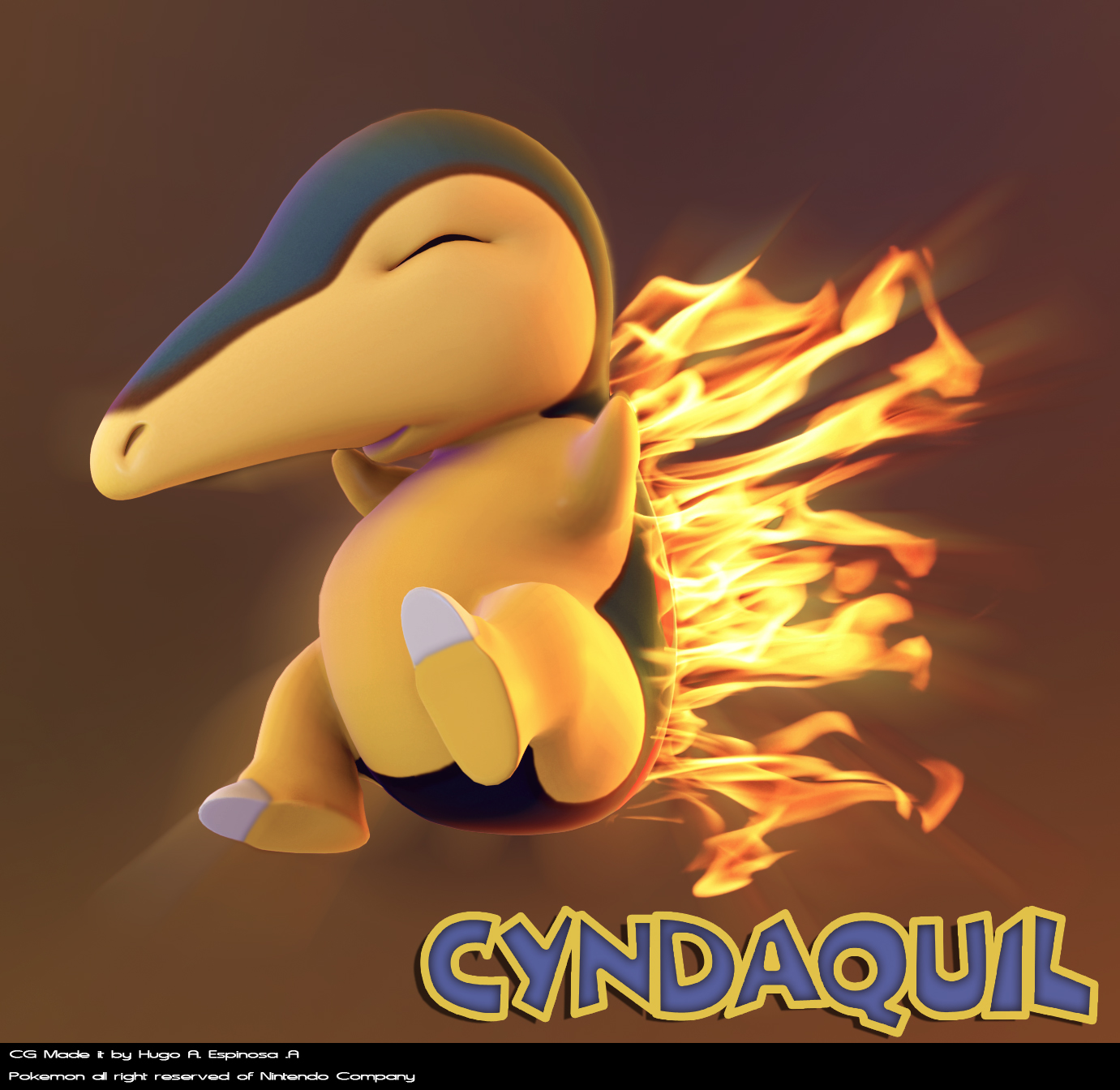 Cyndaquil 3D