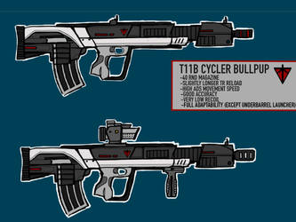 T11B Cycler Bullpup Assault Rifle