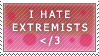 I HATE Extremists