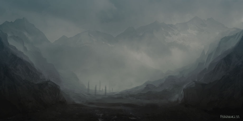 Misty mountains