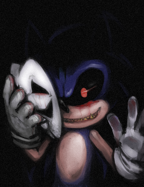Majin Sonic has a mask?  Hand Animation 