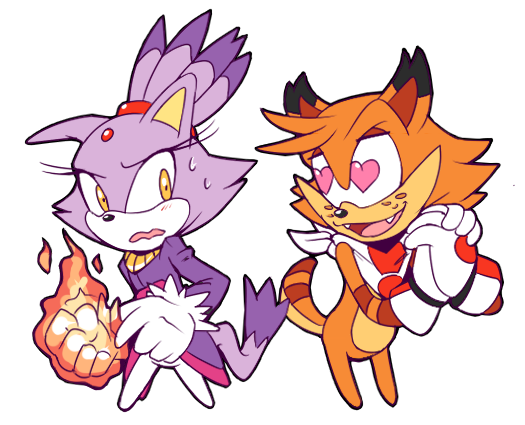 ''She's PURRfect~!'' - Bubsy x Blaze