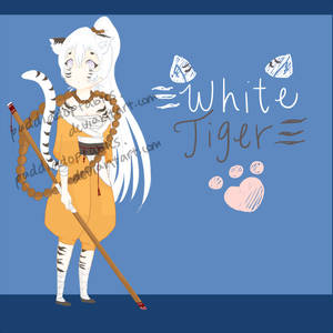 White Tiger Girl Adoptable $6 -- OPEN!~~