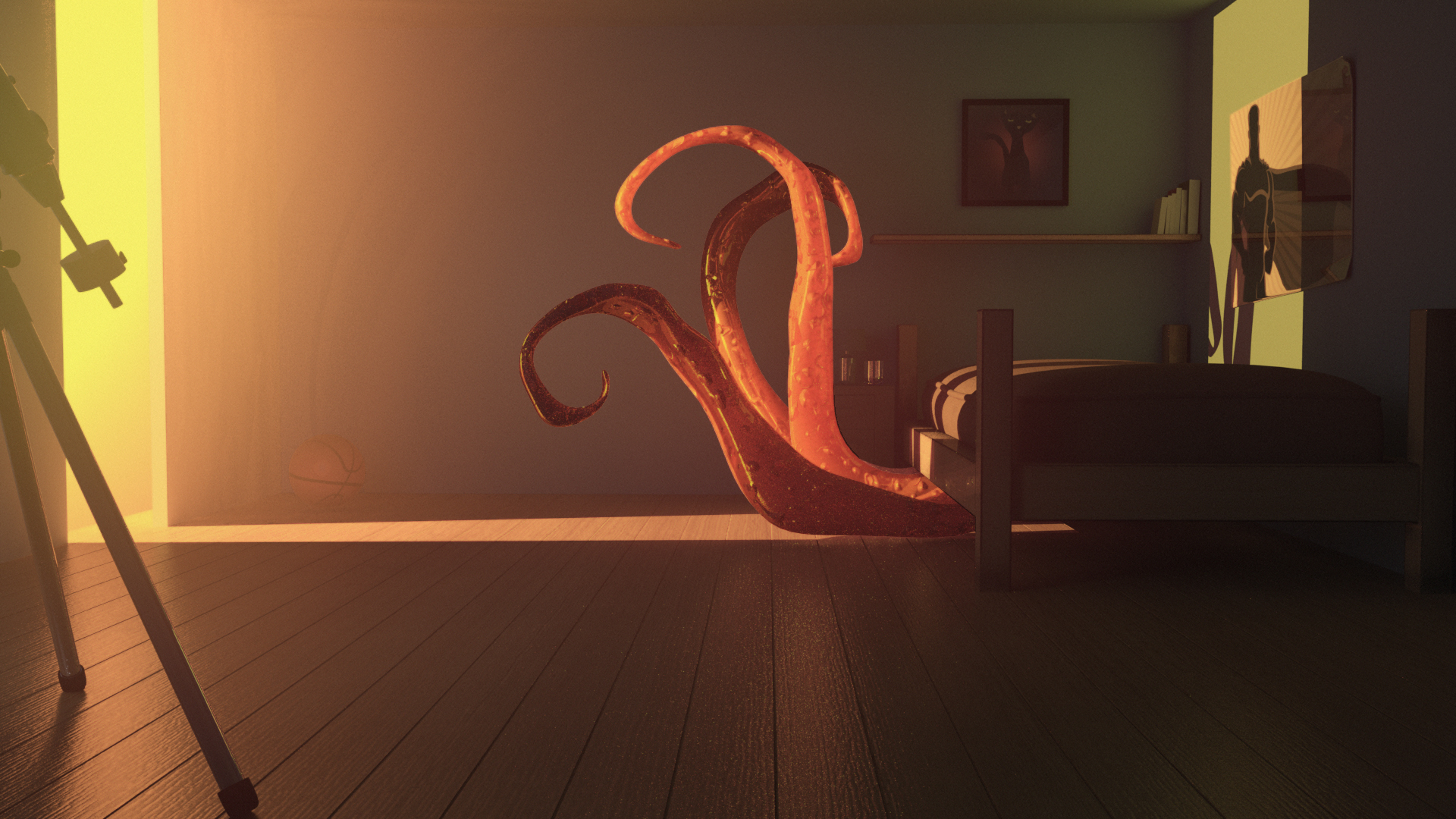 Tentacles under the bed