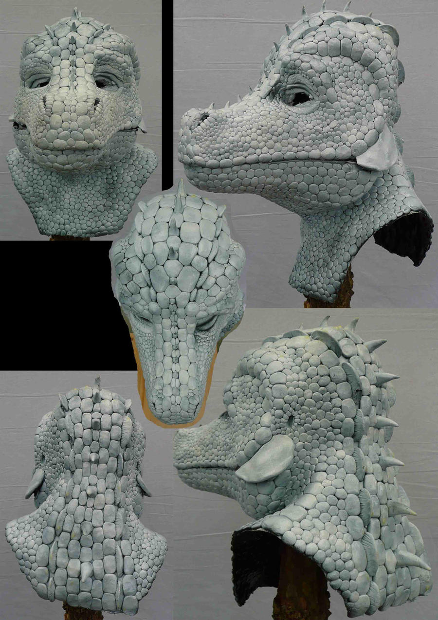 larp Croc Dundee Mask albino