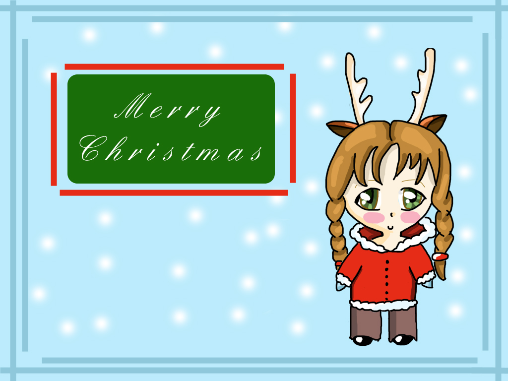 Christmas chibi Wallpaper