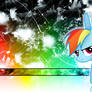 Rainbow Dash Spectral Wallpaper