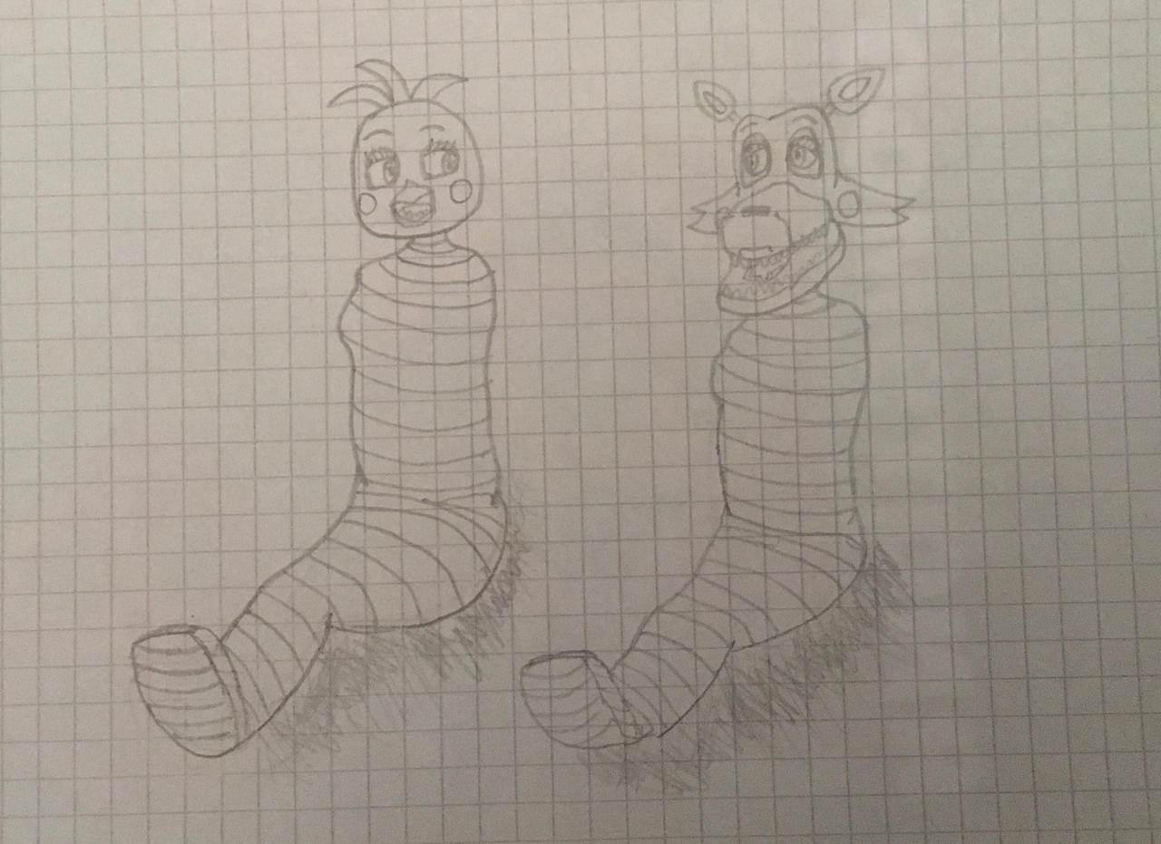 Deviantart Request From Randomstuff3000 Toy Chica and Mangle are wrapped up at the moment by randomstuff3000 on ...