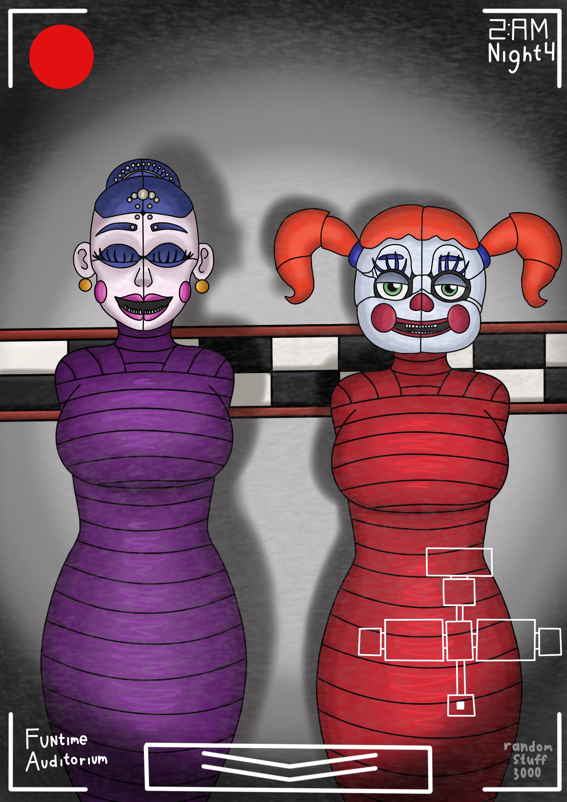 Deviantart Request From Randomstuff3000 Ballora and Baby wrapped up by randomstuff3000 on DeviantArt