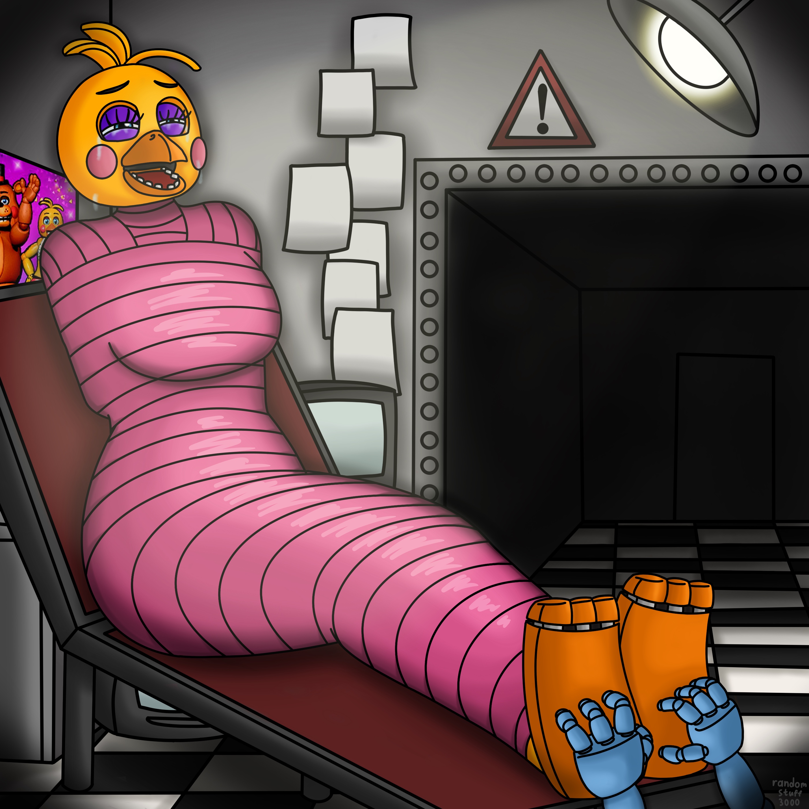 Deviantart Request From Randomstuff3000 The tickling adventures of Toy Chica by randomstuff3000 on DeviantArt