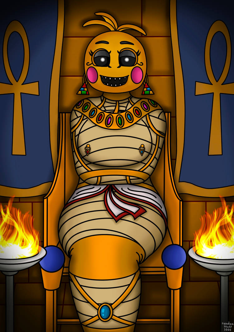 Deviantart Request From Randomstuff3000 Toy Chica the Mummy Queen by randomstuff3000 on DeviantArt