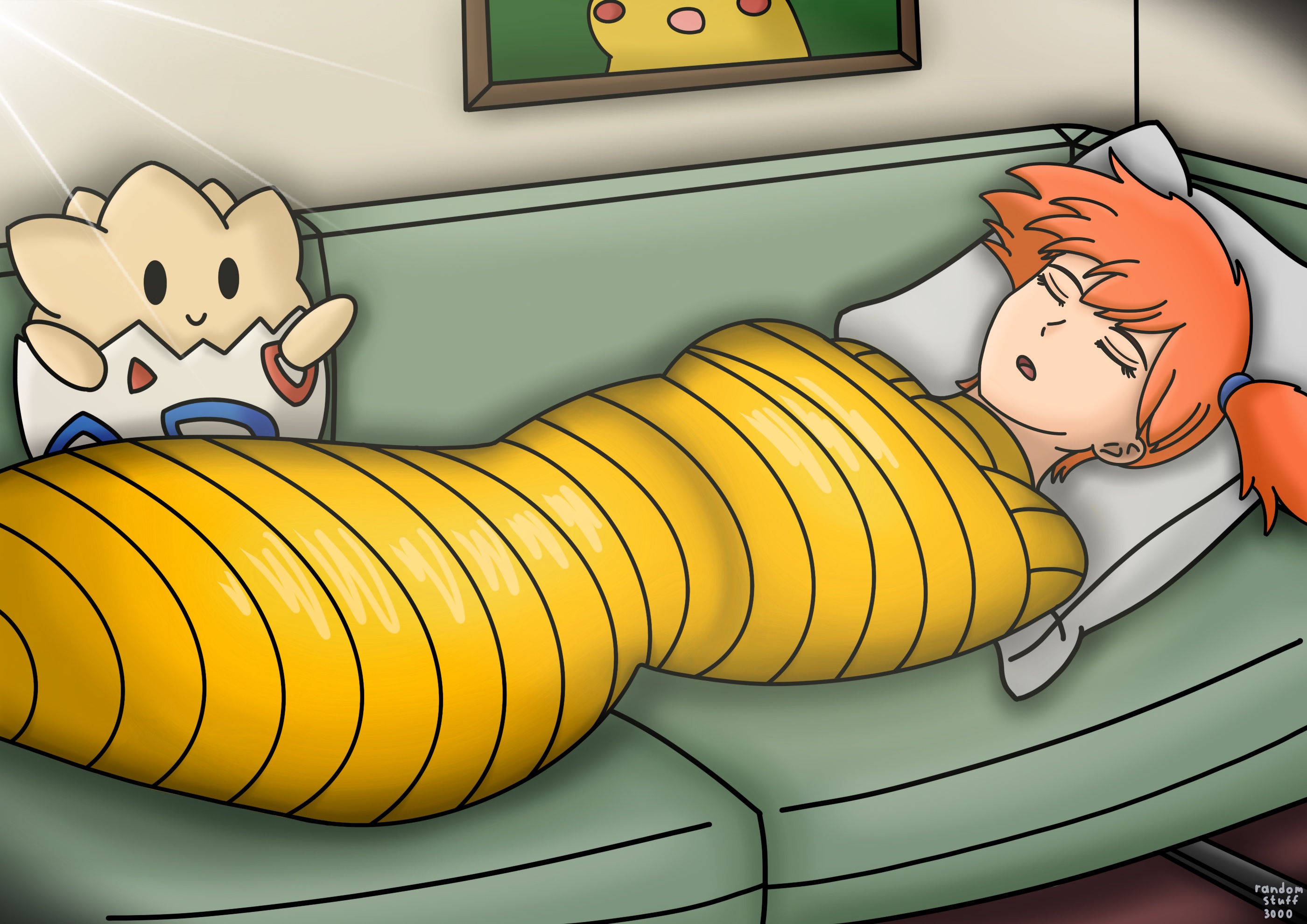 Deviantart Request From Randomstuff3000 Resting after a battle by randomstuff3000 on DeviantArt